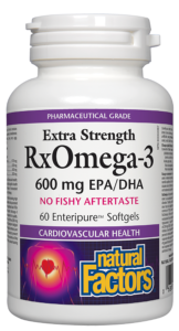 Natural Factors RxOmega-3 Extra Strength 600mg