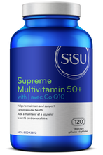 Load image into Gallery viewer, Sisu Supreme Multivitamin 50+ with CoQ10 120’s