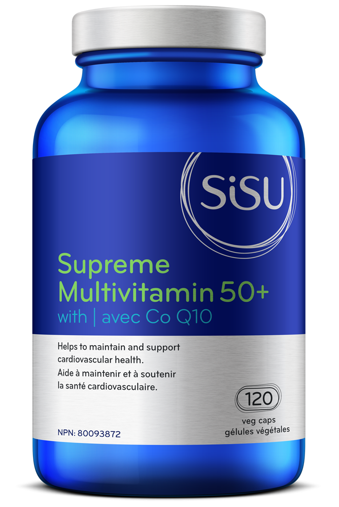 Sisu Supreme Multivitamin 50+ with CoQ10 120’s