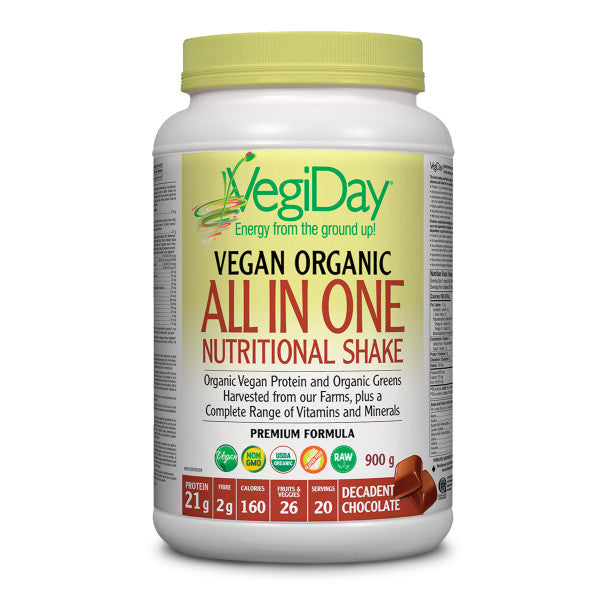VegiDay Vegan Organic All-In-One Nutritional Shake