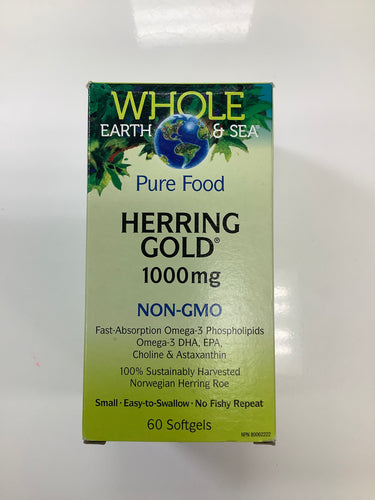 Whole Earth and Sea Herring Gold 1000mg
