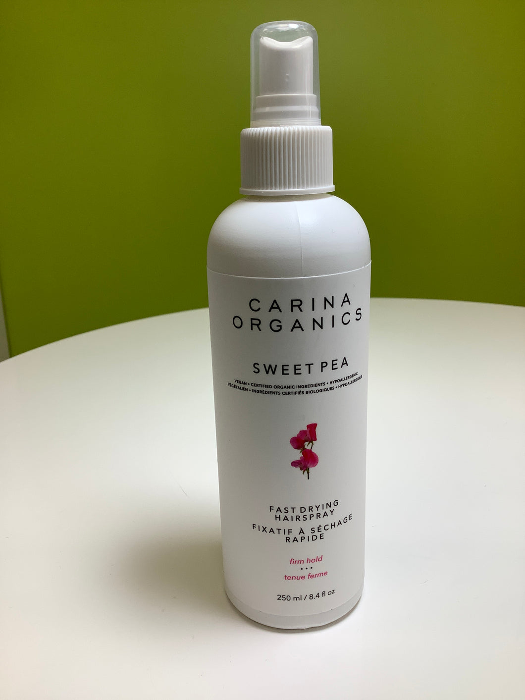 Carina Organics Sweet Pea Fast Drying Hair Spray