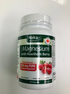 Naka Magnesium with Hawthorn Berry 90’s
