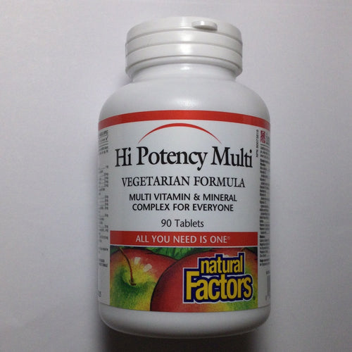 Natural Factors Hi Potency Multi Vitamin & Mineral Complex