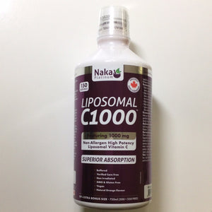 NAKA Platinum Liposomal C1000 Superior Absorption Vitamin C
