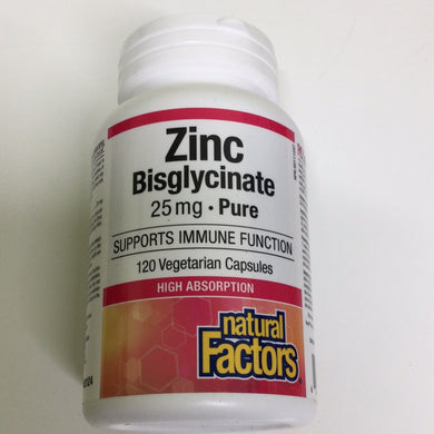 Natural Factors Zinc Bisglycinate