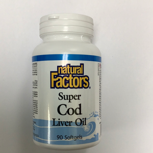 Natural Factors Super Cod Liver Oil 90’s