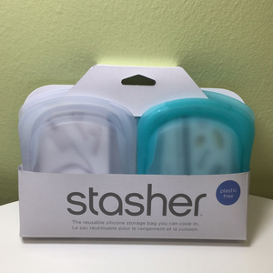 Stasher Plastic Free Reusable Silicone Bags Pocket Size