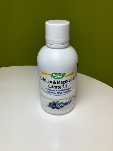 Nature’s Way Calcium and Magnesium Citrate 2:1 with Collagen and K2