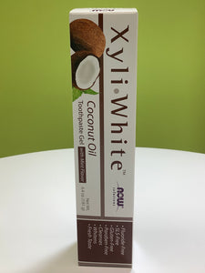 Now Solutions Xyli White Coconut Oil Toothpaste Gel