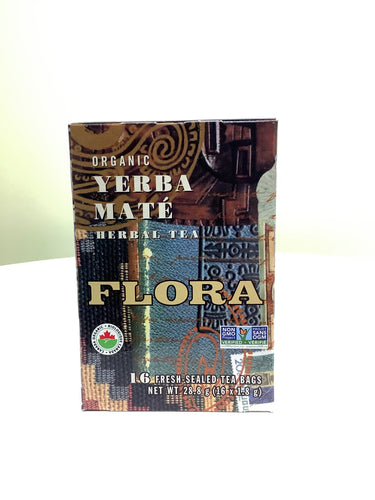 Flora Organic Yerba Mate Herbal Tea