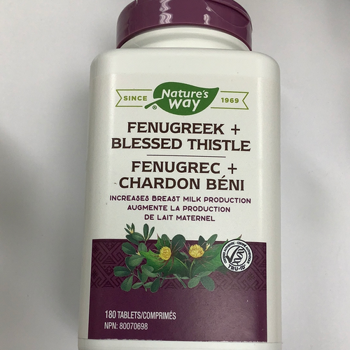 Nature’s Way Fenugreek + Blessed Thistle 180’s