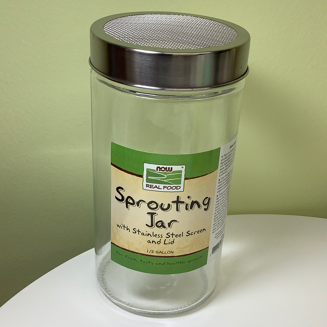 Now Real Food Sprouting Jar
