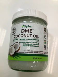 Alpha DME Organic Coconut Oil 475ml