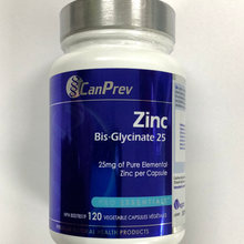 Load image into Gallery viewer, CanPrev Zinc Bisglycinate 25