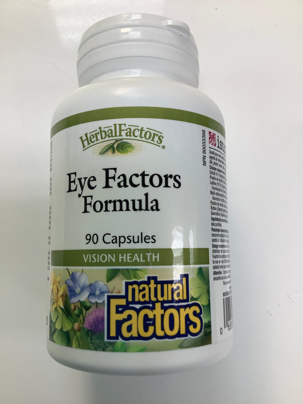 Natural Factors Herbal Factors Eye Factors Formula