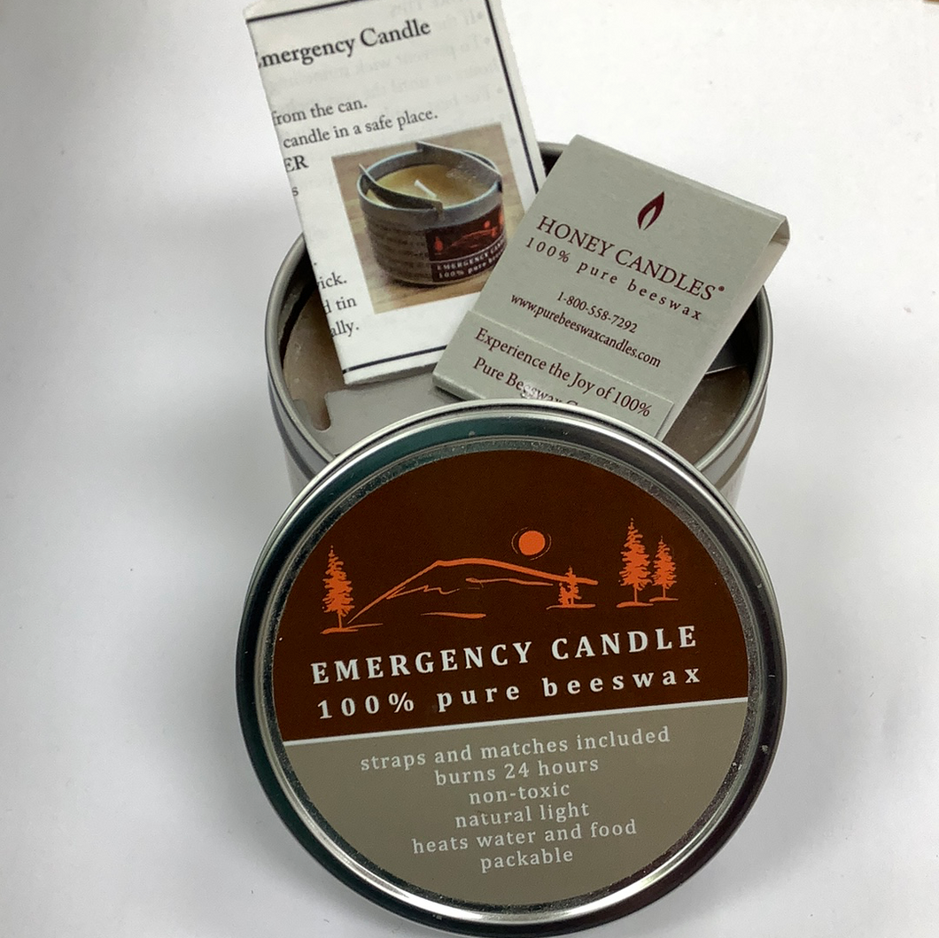 Beeswax Emergency Candle