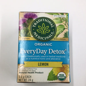 Traditional Medicinals Organic Every Day Detox Lemon Teap