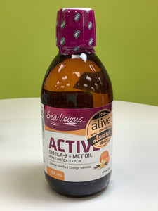 Sea-Licious Active Omega-3 plus MCT Oil Orange Vanilla