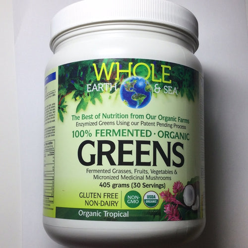 Whole Earth and Sea Fermented Greens Tropical Powder
