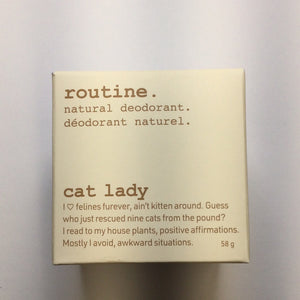 Routine Cat Lady Natural Deodorant-Vegan