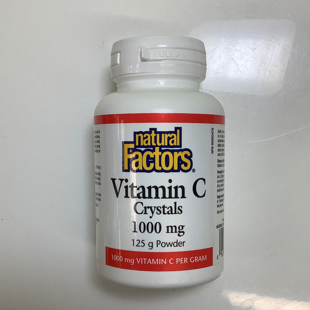 Natural Factors Vitamin C Crystals 1000mg