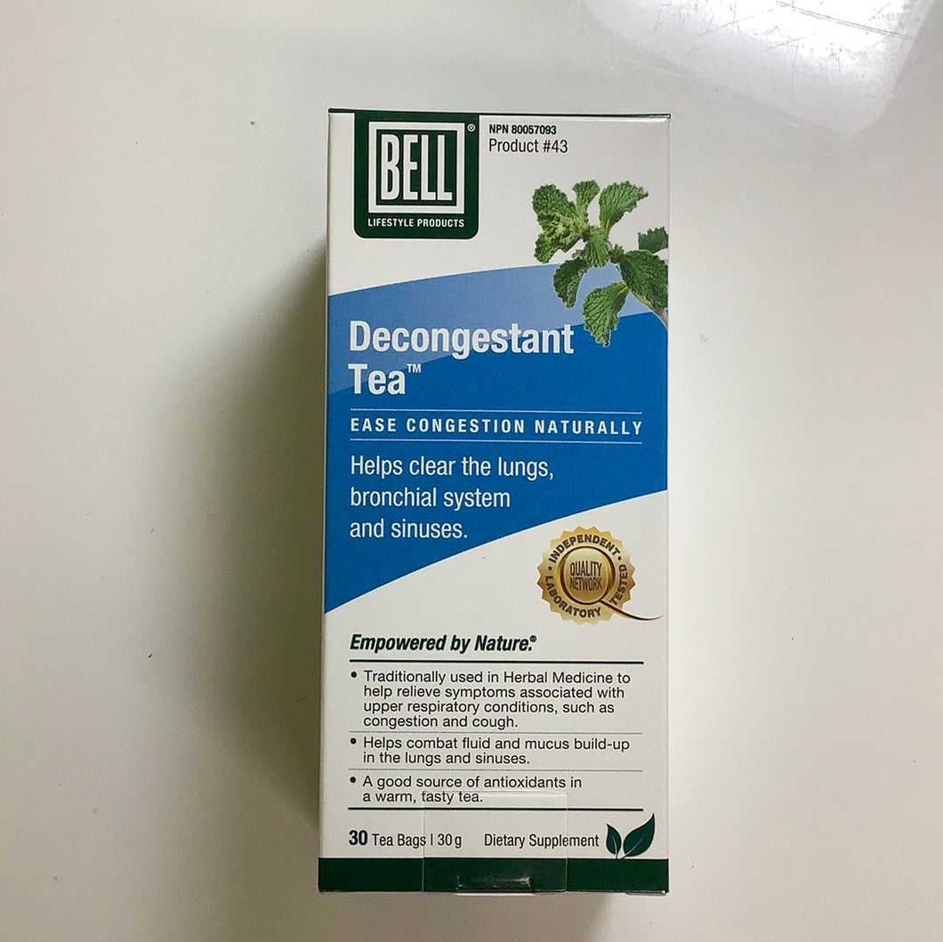 Bell Master Herbalist Decongestant Tea #43