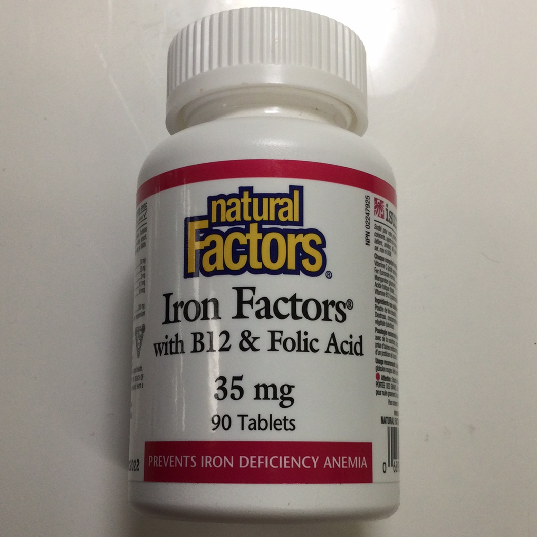 Iron Factors with B12 & Folic Acid