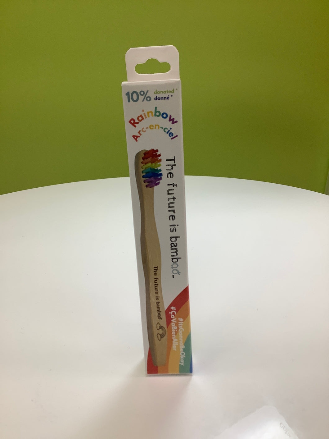 The Future is Bamboo Rainbow Bamboo Toothbrush