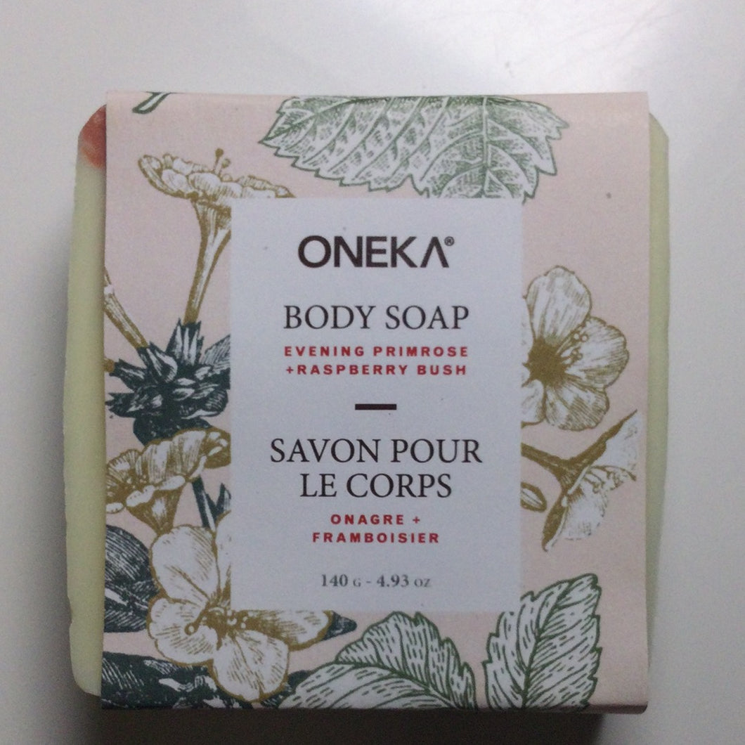 ONEKA Evening Primrose & Raspberry Bush Body Soap