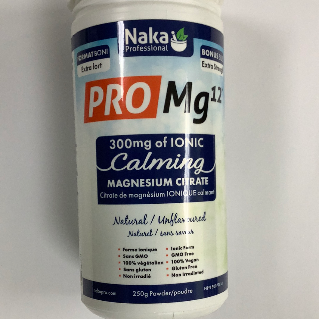 Naka Pro Mg12 Magnesium Unflavoured Powder