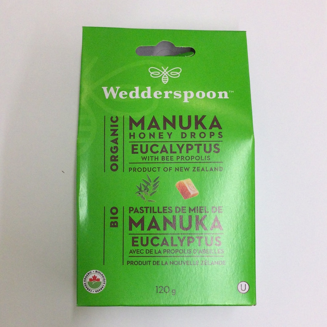 Wedderspoon Organic Manuka Honey Drops