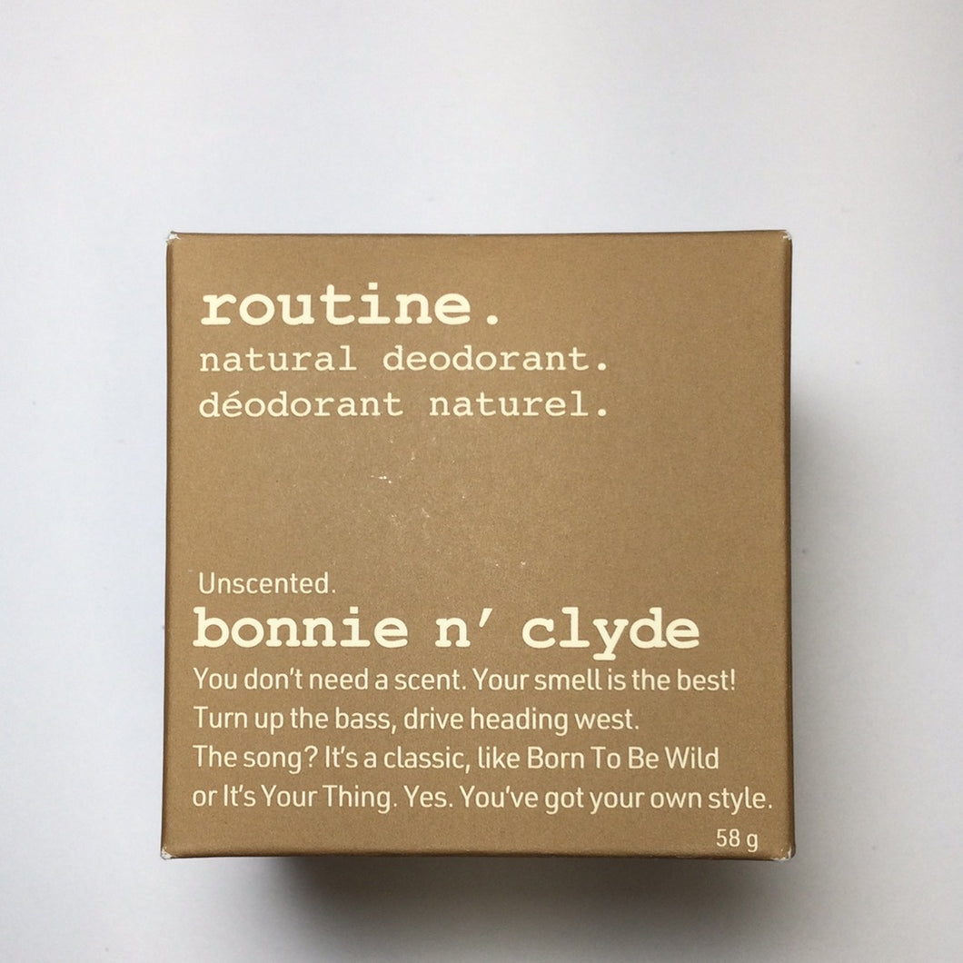 Routine Bonnie n’ Clyde Natural Deodorant Cream