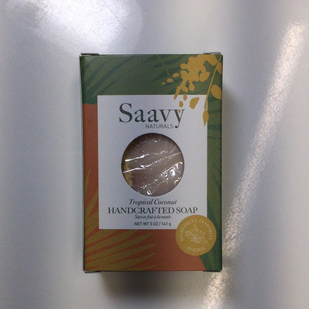 Savvy Naturals Tropical Coconut Handcrafted Soap