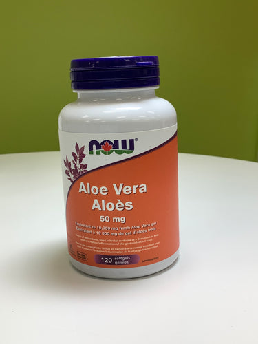 Now Aloe Vera Softgels