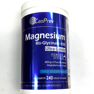 CanPrev Magnesium Bisglycinate Powder 240g Ultra Gentle
