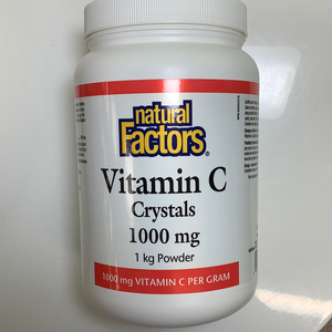 Natural Factors Vitamin C Crystals 1000mg