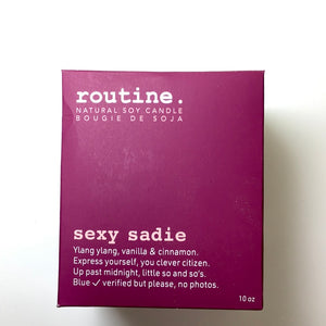 Routine Natural Soy Candle Sexy Sadie