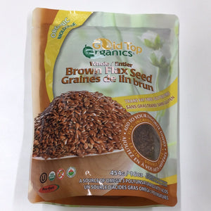 Gold Top Organics Whole Brown Flax Seed