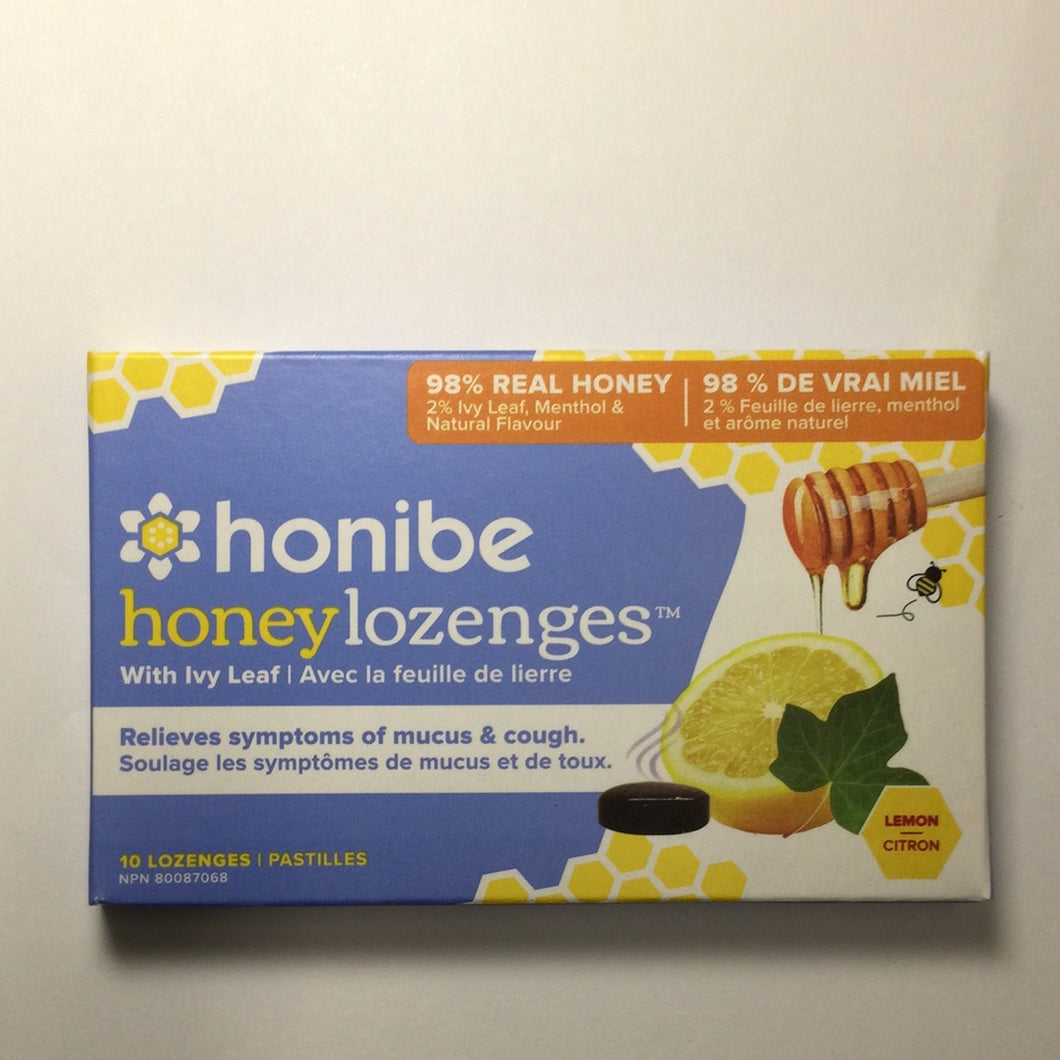 Honibe Honey Lozenges - Lemon with Ivy Leaf