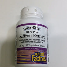 Load image into Gallery viewer, Natural Factors Stress-Relax 100% Pure Saffron Extract