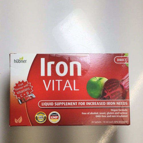 Hubner Iron Vital Liquid Supplement- sachets
