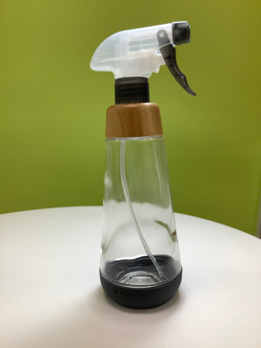 Full Circle refillable glass spray bottle