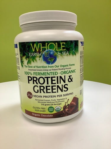 Whole Earth and Sea Fermented Protein & Greens Powder Chocolate 710g