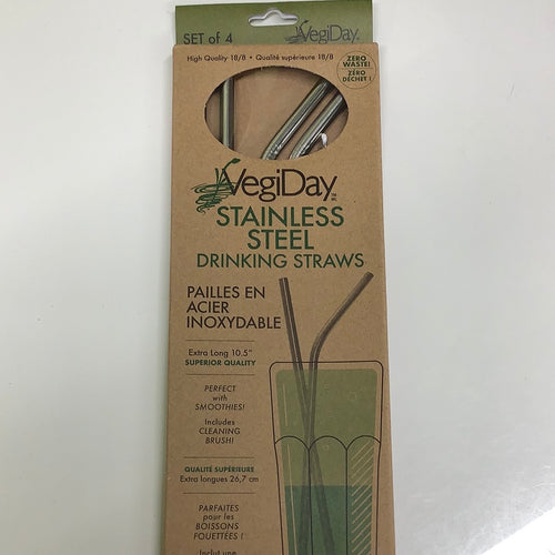 VegiDay Stainless Steel Drinking Straws