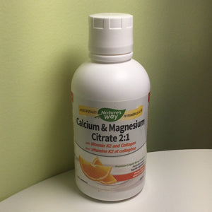 Nature’s Way Calcium and Magnesium Citrate 2:1 with Collagen and K2