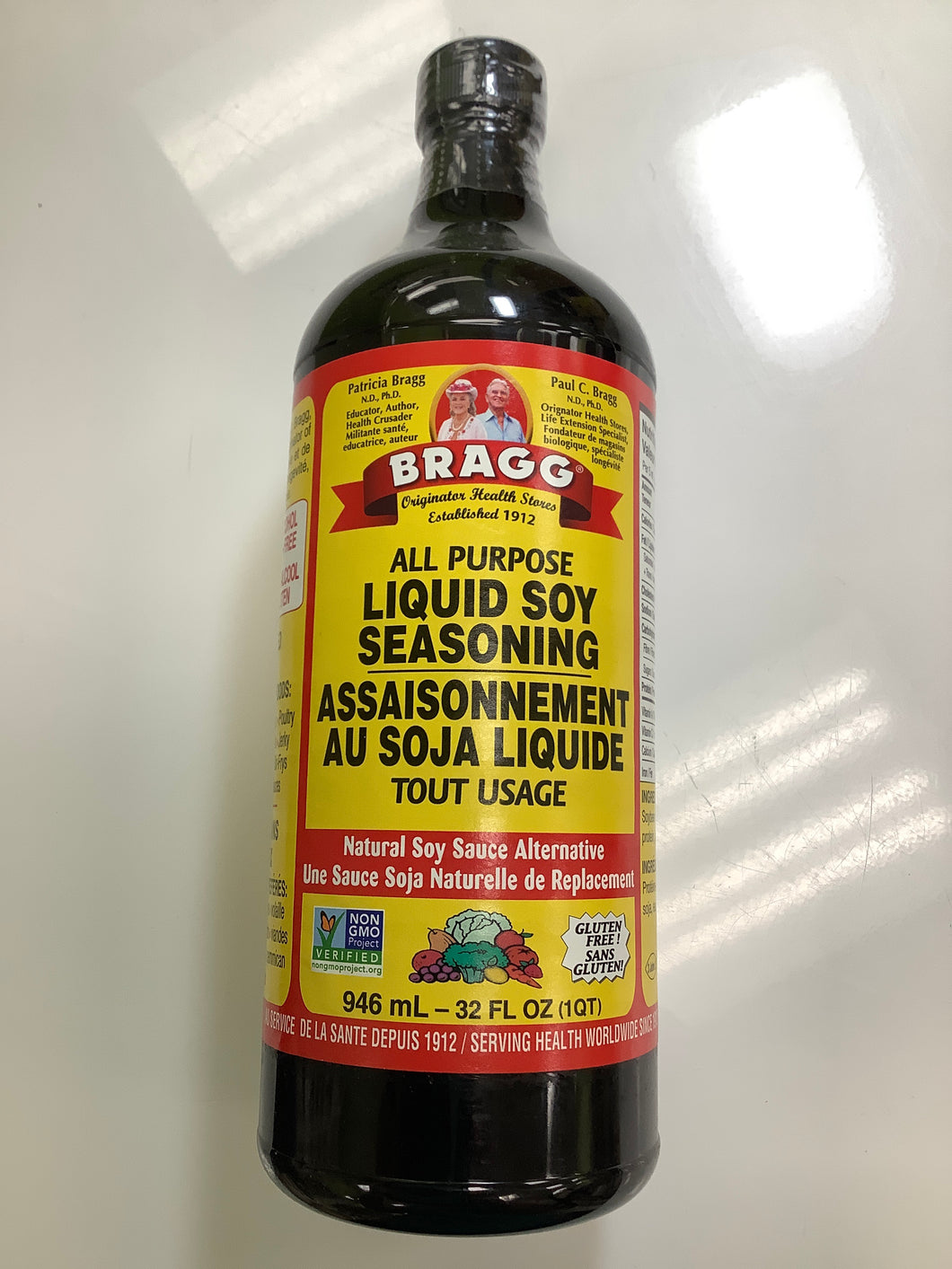 Bragg All Purpose Liquid Soy Seasoning 946ml