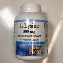 Load image into Gallery viewer, Natural Factors L-Lysine