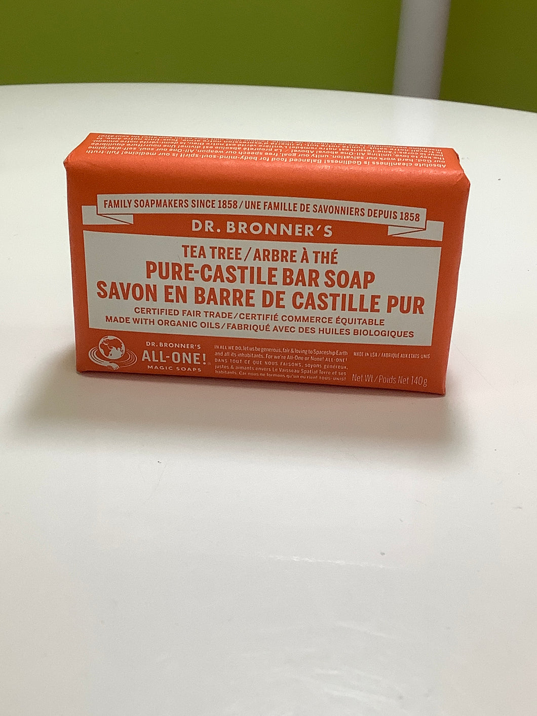 Dr. Bronner’s Tea Tree Pure Castile Bar Soap