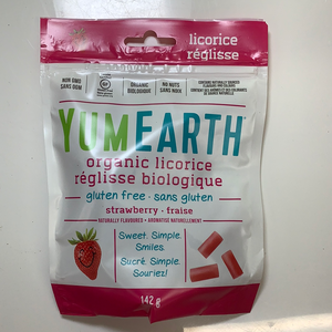 YumEarth Organic Gluten-Free Strawberry Licorice